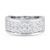 Thumbnail Image 0 of Men's Diamond Anniversary Band 1-1/2 ct tw Round 14K White Gold