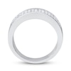 Thumbnail Image 3 of Men's Diamond Anniversary Band 1-1/2 ct tw Round 14K White Gold