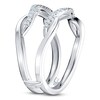 Thumbnail Image 1 of Diamond Anniversary Enhancer Band 1/5 ct tw Round 14K White Gold