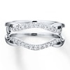 Thumbnail Image 3 of Diamond Anniversary Enhancer Band 1/5 ct tw Round 14K White Gold