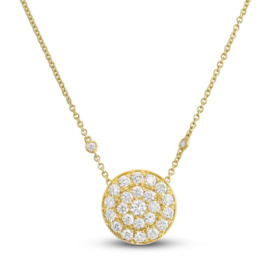 Diamond & Blackened Two-Tone Crivelli Bar Necklace