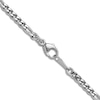 Thumbnail Image 2 of Solid Figaro Chain Necklace Platinum 16" 2.5mm