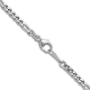 Thumbnail Image 3 of Solid Figaro Chain Necklace Platinum 16" 2.65mm