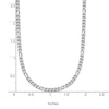 Thumbnail Image 4 of Solid Figaro Chain Necklace Platinum 16" 2.65mm