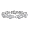 Thumbnail Image 1 of Princess, Marquise & Round Diamond Tennis Bracelet 4 ct tw 14K White Gold 7"