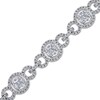 Thumbnail Image 2 of Princess, Marquise & Round Diamond Tennis Bracelet 4 ct tw 14K White Gold 7"
