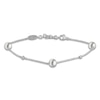 Thumbnail Image 2 of Yoko London Akoya Cultured Pearl & Diamond Accent Station Bracelet 18K White Gold 8"