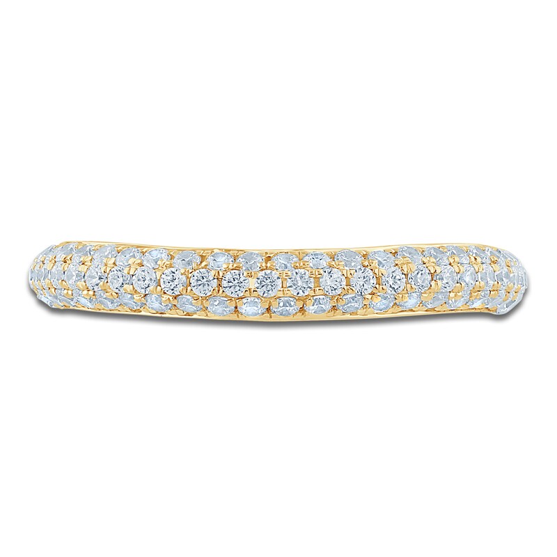 Main Image 3 of Pnina Tornai Diamond Three-Row Anniversary Ring 1/2 ct tw 14K Yellow Gold