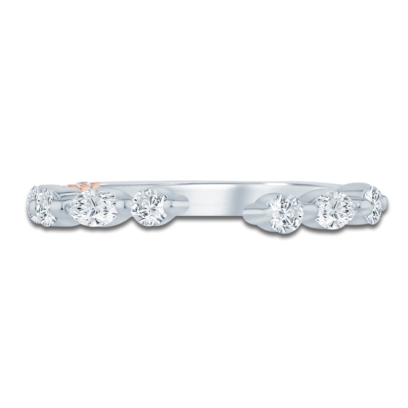 Main Image 3 of Pnina Tornai Marquise & Round-Cut Diamond Cuff Ring 1/2 ct tw 14K White Gold