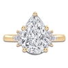 Thumbnail Image 3 of Pear-Shaped Created By Jared Studio Lab-Grown Diamond Engagement Ring 3-1/6 ct tw 14K Yellow Gold