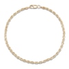 Thumbnail Image 1 of Solid Glitter Rope Chain Bracelet 2.4mm 14K Yellow Gold 7.25"