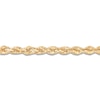 Thumbnail Image 2 of Solid Glitter Rope Chain Bracelet 2.4mm 14K Yellow Gold 7.25"