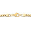 Thumbnail Image 3 of Men's Franco Chain Necklace 3mm Yellow Ion-Plated Stainless Steel 24"