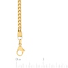 Thumbnail Image 4 of Men's Franco Chain Necklace 3mm Yellow Ion-Plated Stainless Steel 24"
