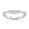 Thumbnail Image 1 of J'Lure Lab-Grown Diamond Scalloped Wedding Band 1/6 ct tw 18K White Gold