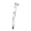 Thumbnail Image 3 of J'Lure Lab-Grown Diamond Scalloped Wedding Band 1/6 ct tw 18K White Gold