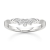Thumbnail Image 1 of J'Lure Lab-Grown Diamond Scalloped Wedding Band 1/5 ct tw 18K White Gold