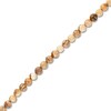Thumbnail Image 3 of 1933 by Esquire Men's Natural Jasper Bead Bracelet 18K Yellow Gold-Plated Sterling Silver 8.5"