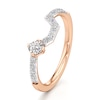 Thumbnail Image 4 of J'Lure Octagon Brilliant-Cut Lab-Grown Diamond Contour Wedding Band 3/8 ct tw 18K Rose Gold