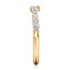 Thumbnail Image 3 of J'Lure Lab-Grown Diamond Contour Wedding Band 1/3 ct tw 18K Yellow Gold