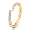 Thumbnail Image 4 of J'Lure Lab-Grown Diamond Contour Wedding Band 1/3 ct tw 18K Yellow Gold