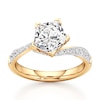 Thumbnail Image 1 of J'Lure Pentagon Brilliant-Cut Lab-Grown Diamond Bypass Engagement Ring 2-3/8 ct tw 18K Yellow Gold