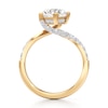Thumbnail Image 2 of J'Lure Pentagon Brilliant-Cut Lab-Grown Diamond Bypass Engagement Ring 2-3/8 ct tw 18K Yellow Gold