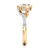 Thumbnail Image 3 of J'Lure Pentagon Brilliant-Cut Lab-Grown Diamond Bypass Engagement Ring 2-3/8 ct tw 18K Yellow Gold