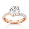 Thumbnail Image 1 of J'Lure Hexagon Brilliant-Cut Lab-Grown Diamond Bypass Engagement Ring 3-1/2 ct tw 18K Rose Gold
