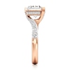 Thumbnail Image 3 of J'Lure Hexagon Brilliant-Cut Lab-Grown Diamond Bypass Engagement Ring 3-1/2 ct tw 18K Rose Gold