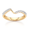 Thumbnail Image 1 of J'Lure Lab-Grown Diamond Contour Wedding Band 3/8 ct tw 18K Yellow Gold
