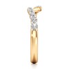 Thumbnail Image 3 of J'Lure Lab-Grown Diamond Contour Wedding Band 3/8 ct tw 18K Yellow Gold