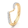 Thumbnail Image 4 of J'Lure Lab-Grown Diamond Contour Wedding Band 3/8 ct tw 18K Yellow Gold