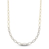 Thumbnail Image 2 of Shy Creation Diamond Graduated Chain Link Necklace 2-3/8 ct tw 14K Yellow Gold 16" SC55021038Z16