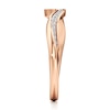 Thumbnail Image 3 of J'Lure Lab-Grown Diamond Contour Wedding Band 1/8 ct tw 18K Rose Gold