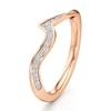 Thumbnail Image 4 of J'Lure Lab-Grown Diamond Contour Wedding Band 1/8 ct tw 18K Rose Gold