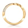 Thumbnail Image 2 of J'Lure Lab-Created Diamond Contour Wedding Band 1/6 ct tw 18K Yellow Gold