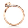 Thumbnail Image 2 of J'Lure Lab-Grown Diamond Contour Wedding Band 1/6 ct tw 18K Rose Gold