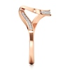 Thumbnail Image 3 of J'Lure Lab-Grown Diamond Contour Wedding Band 1/6 ct tw 18K Rose Gold
