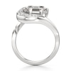 Thumbnail Image 2 of J'Lure Hexagon Step-Cut Lab-Grown Diamond Engagement Ring 3 ct tw 18K White Gold