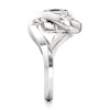 Thumbnail Image 3 of J'Lure Hexagon Step-Cut Lab-Grown Diamond Engagement Ring 3 ct tw 18K White Gold