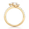 Thumbnail Image 2 of J'Lure Carre Step-Cut Two-Stone Lab-Grown Diamond Engagement Ring 1-7/8 ct tw 18K Yellow Gold