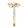Thumbnail Image 3 of J'Lure Carre Step-Cut Two-Stone Lab-Grown Diamond Engagement Ring 1-7/8 ct tw 18K Yellow Gold