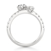 Thumbnail Image 2 of J'Lure Oval Step-Cut Two-Stone Lab-Grown Diamond Engagement Ring 1-7/8 ct tw 18K White Gold