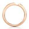 Thumbnail Image 2 of J'Lure Baguette-Cut Lab-Grown Diamond Contour Wedding Band 1/3 ct tw 18K Rose Gold
