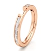 Thumbnail Image 4 of J'Lure Baguette-Cut Lab-Grown Diamond Contour Wedding Band 3/8 ct tw 18K Rose Gold