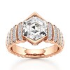 Thumbnail Image 1 of J'Lure Hexagon Step-Cut Lab-Grown Diamond Engagement Ring 3-1/2 ct tw 18K Rose Gold