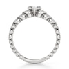Thumbnail Image 2 of J'Lure Lozenge Step-Cut Lab-Grown Diamond Engagement Ring 1-3/8 ct tw 18K White Gold