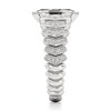 Thumbnail Image 3 of J'Lure Lozenge Step-Cut Lab-Grown Diamond Engagement Ring 1-3/8 ct tw 18K White Gold