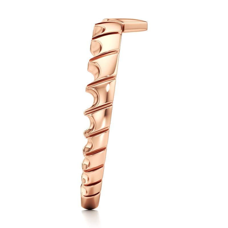 Main Image 3 of J'Lure Contour Wedding Band 18K Rose Gold